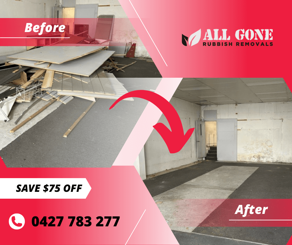 Office Rubbish removal in Sydney Before & After (1)